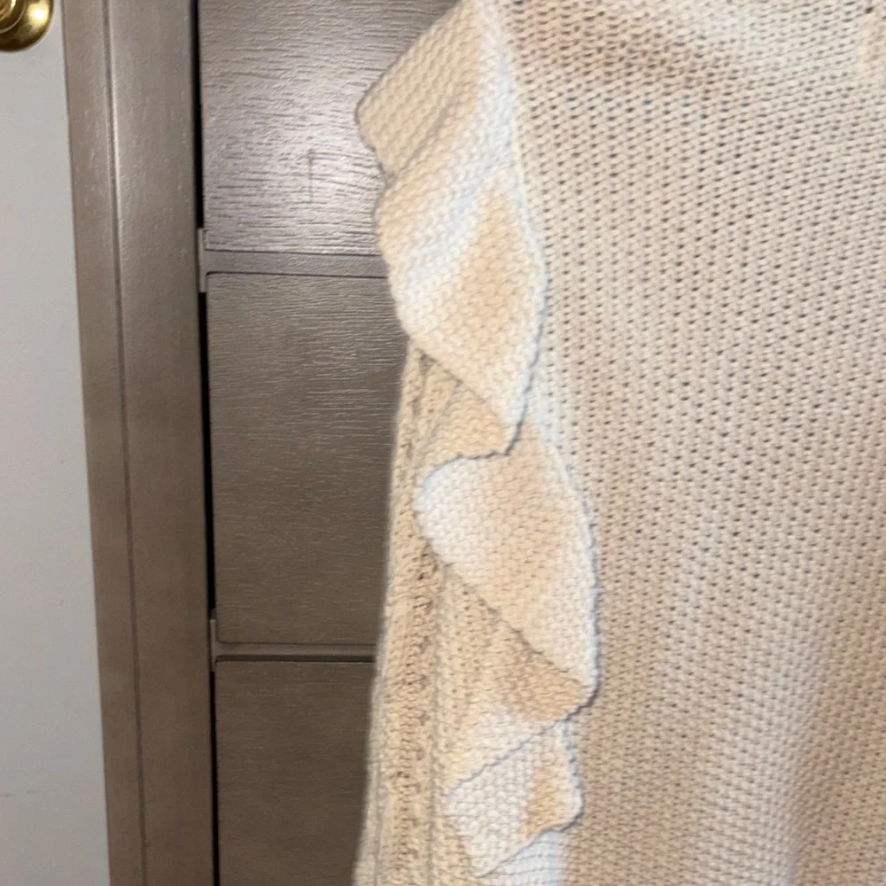 Universal Thread Cream Ruffle Cardigan - Picture 11 of 13